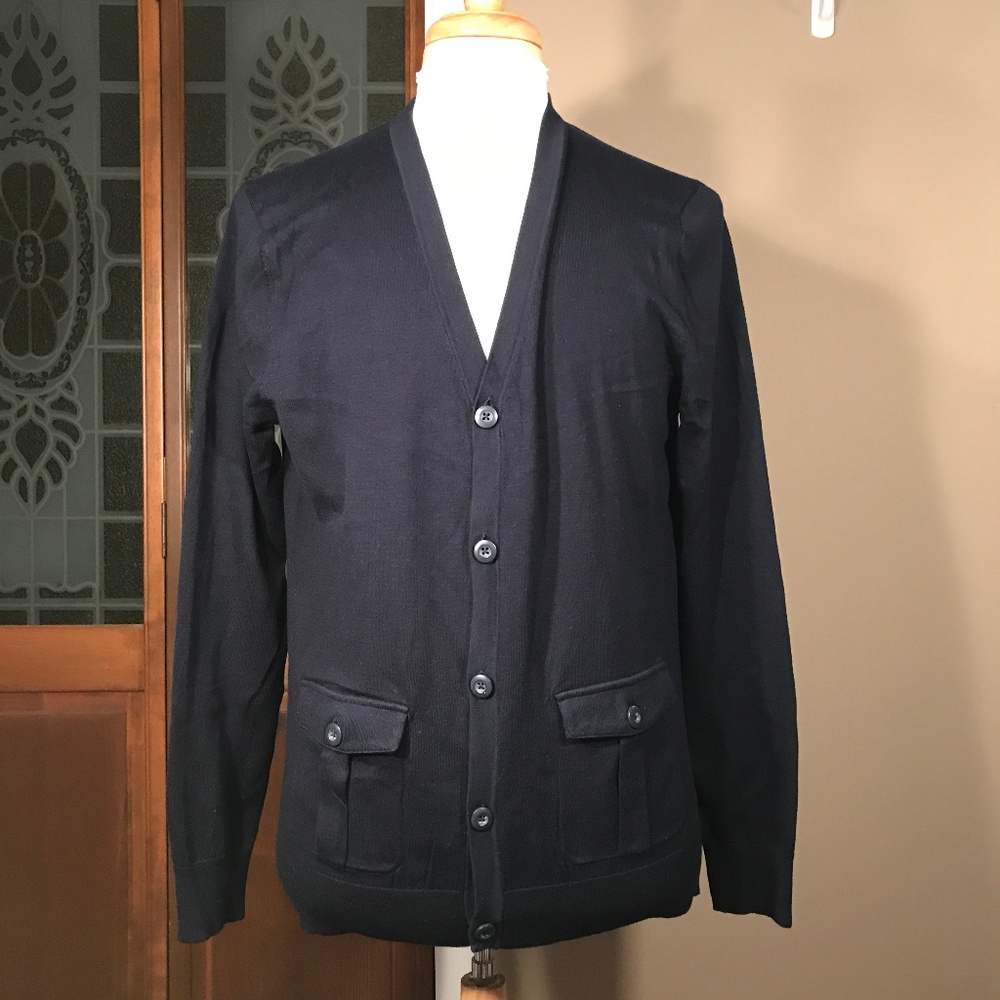 Express Military Pocket Cardigan